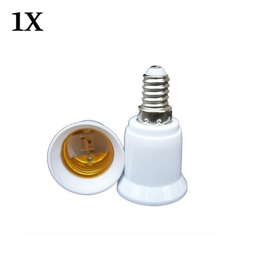 1x Converter E14 TO E27 Adapter Conversion Socket High Quality Material Fireproof Socket Adapter Lamp Holder